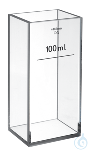 large cells, 740 cuvette type 700-OG made of optical glass, wavelength range...