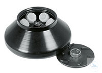 Angle rotor, 6-place 45°, with lid, bioseal, for ROTINA 420 | 420 R