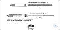 Oechsle hydrometer for must, without thermometer, 30 cm 0 - 130 : 1 °Oe old...