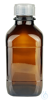Gewindeflaschen, Braunglas, mit Schraubverschluss aus Polypropylen 250 ml / A 32