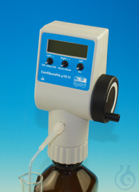 Digital burette "Contiburette µ 10", conformity certified, without bottle, CE...