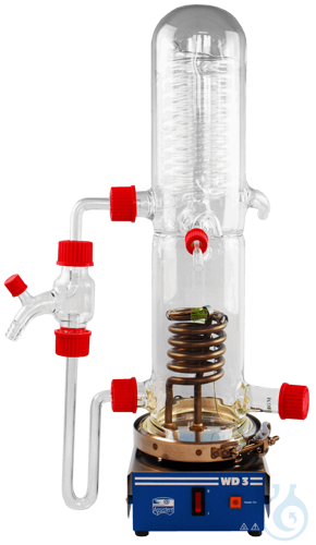 Wasserdestillierapparat mit Heizgeraet, CE