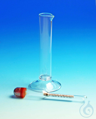 Urinprober fuer kleinste Mengen, mit Glaszylinder