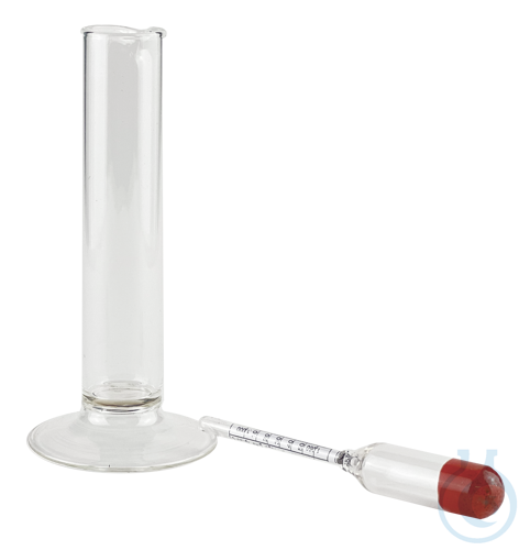 Urinprober fuer kleinste Mengen, mit Glaszylinder