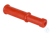 Mouthpieces of polystyrene, red