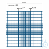 Zählkammern, CE doppelt Neubauer improved Nageotte: horizontales Teilnetz auf Anfrage -...
