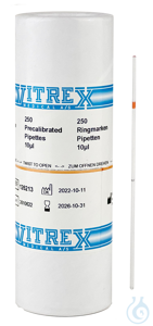 Micropipettes, disposable, with ring mark, conformity certified from 5 µl on, CE, packs of 250...