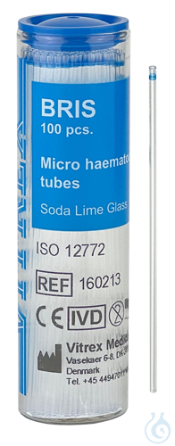 Mikro-Haematokritkapillaren, CE heparinisiert