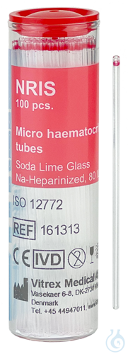 Mikro-Haematokritkapillaren, CE nicht heparinis...