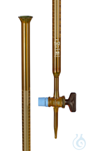 3Artikel ähnlich wie: B&uuml;retten Braunglas, Borosilikatglas 3.3, gerader NS-Hahn mit PTFE-K&uuml;ken, wei&szlig;...