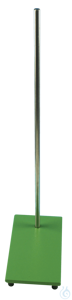 Burette stands of steel ca. 18 x 10 cm
 Stab 45 cm