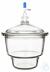Exsikkatoren aus Borosilikatglas 3.3 mit Tubusdeckel und NS-Glashahn 15 cm