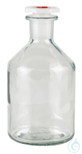 6Artículos como: Bottles, conical shoulder narrow neck, clear glass, with stopper of...