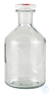 Steilbrustflaschen Enghals, Klarglas, mit NS-Polyethylenstopfen 250 ml