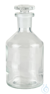 Steilbrustflaschen Enghals, Klarglas, mit NS-Glasstopfen 50 ml