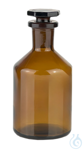 11Artículos como: Bottles, conical shoulder narrow neck, amber glass, with glass stopper 50 ml...