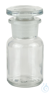 Weithalsflaschen mit Glasstopfen Klarglas 50 ml