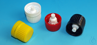 Drop screw caps DIN 18, for No. 1314 UNI 1, fast dropping, 4 holes, colour...