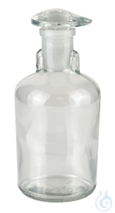 TK-Tropfflaschen, flacher Stopfen Klarglas 50 ml
