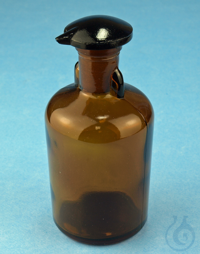 Dropping bottles TK, flat stopper amber glass 100 ml old order number: 1319/100