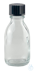 6Artículos como: Bottles, narrow neck, with thread and screw cap clear glass GL 30 ml 18...