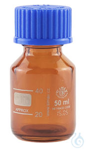 7Artículos como: Reagent bottles with thread and scale, borosilicate glass 3.3, amber, with...