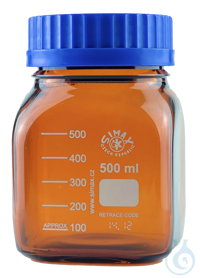 2Artículos como: Reagent bottles with thread and scale, square, borosilicate glass 3.3, clear...