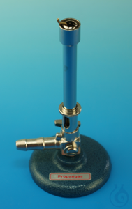 Bunsen burner with stopcock and pilot flame for propane/butane gas old order...