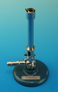 Bunsen burner with stopcock and pilot flame for propane/butane gas Bunsen...