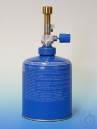 Cartridge of 450 g butane gas, with safety valve, for burners No. 4 1395 010 Die Brenner Nr. 4...