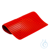 Laborunterlagen aus Silikon, rot oder schwarz rot 250 x 250 mm...