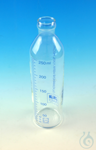 Baby feeding bottle of borosilicate glass narrow neck 250 ml old order...