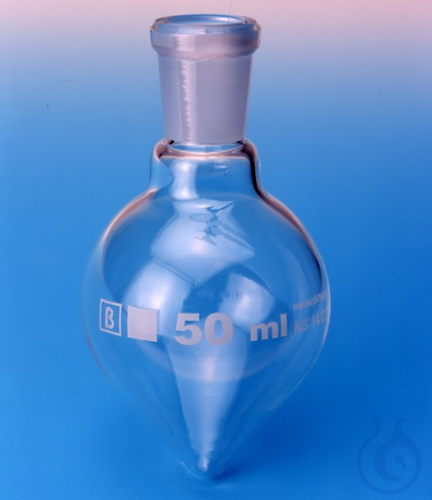 Flasks, pointed shape, borosilicate glass 3.3, ...