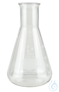 Erlenmeyerkolben, Enghals, Duran®, mit Teilung 500 ml