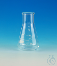 11samankaltaiset artikkelit Erlenmeyer flasks, wide neck, borosilicate glass 3.3, with scale 25 ml old...