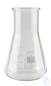Erlenmeyerkolben, Weithals, Simax-Borosilikatglas 3.3 ml 50