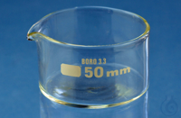 Crystallizing dishes with spout, borosilicate glass Ø Höhe 40 x 25 mm...