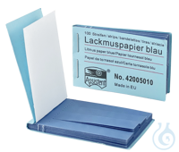 Lackmuspapier blau 1 Heft = 100 Streifen Lackmuspapier blau 1 Heft = 100...
