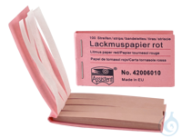 Litmus paper red 1 Heft = 100 Streifen