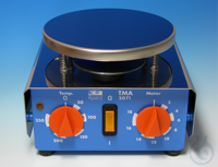 Magnetic stirrers with heating plate of steel, circular, CE TMA old order...