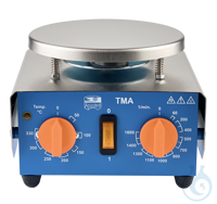 Magnetic stirrers with heating plate of steel, circular, CE TMA Magnetic...