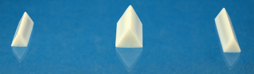 Magnetruehrstaebchen, PTFE ueberzogen dreieckig...