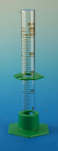 Measuring cylinders tall form, hexagonal plastic base, standard type 10 ml...
