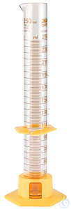Messzylinder hohe Form, Sechskantfu&szlig; aus PE-HD, Normalausf&uuml;hrung 10 ml...