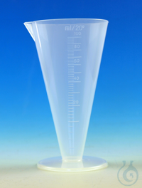 Measuring jugs, conical, polypropylene 100 ml old order number: 2255/100...