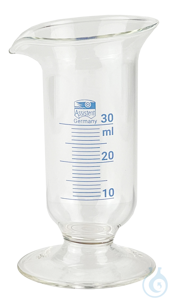 Mensuren, Glockenform, Klarglas, graduiert 5 ml Mensuren, Glockenform,...