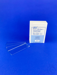 Microslides ELKAmed ECO cut edges, approx. 1 mm thick ca. 76 x 26 mm old order number: 12400