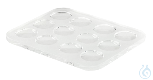 Glass plates with 12 cavities ca. 76 x 60 mm 16...