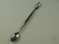 Pharmacist's spoon stainless steel, double-sided 18 x 36 mm and 10 x 30 mm...