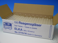 Reagenzgläser "ELKA", gebördelter Rand mm Ø ca. 130 x 14 Alte Artikelnummer:...